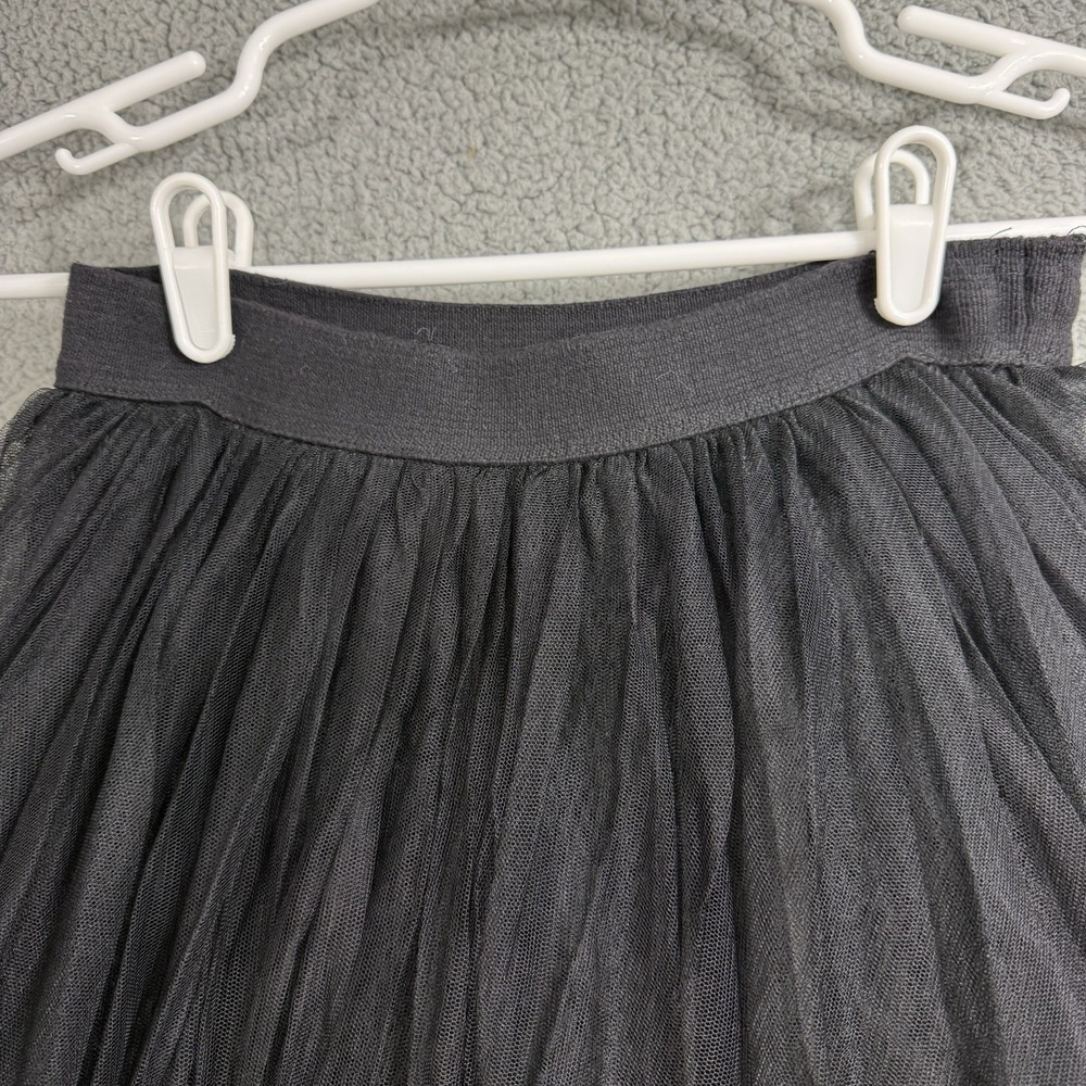Bailey 44 Women's S Black Tulle Full Midi Skirt Ballet Whimsygoth Dark Romantic - Picture 5 of 15